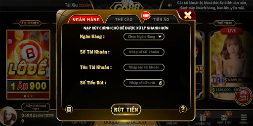 Quá trình thanh toán cũng là tiêu chí đánh giá cổng game uy tín