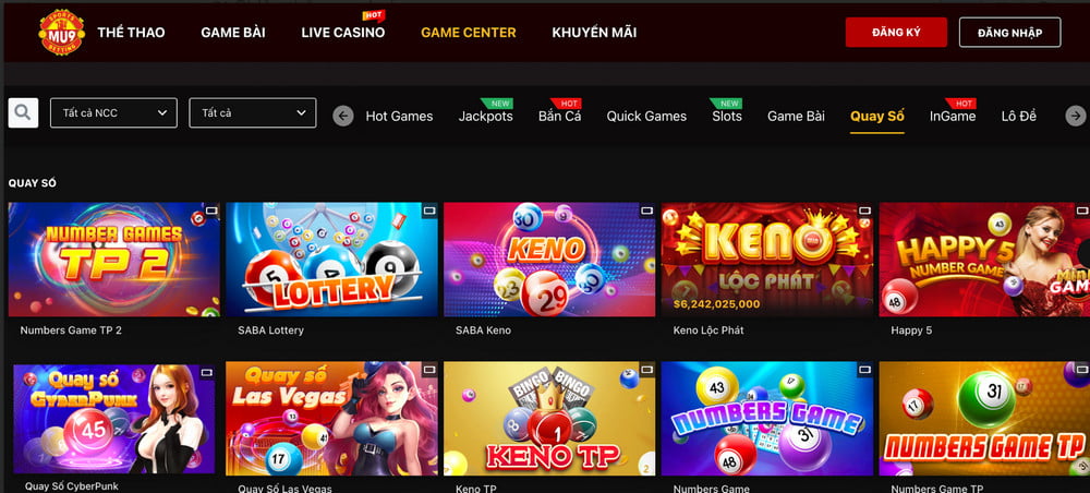 chơi xổ số trực tuyến MU9