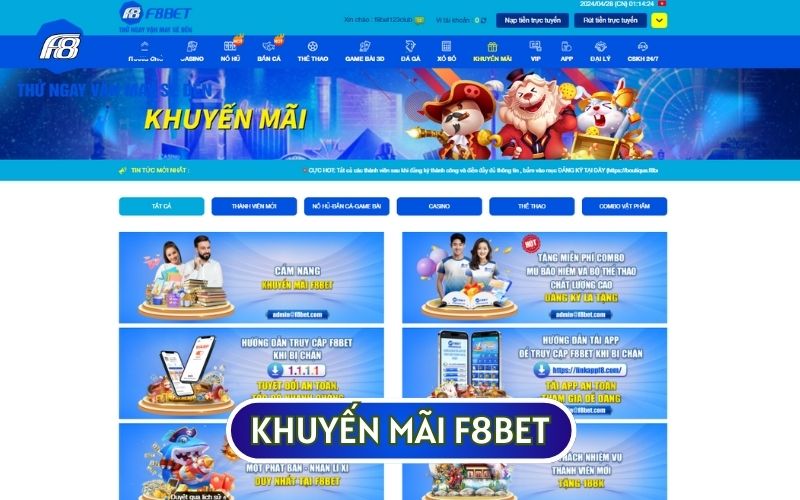 KHUYẾN MÃI F8BET