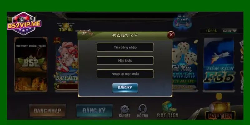 B52Club | Cổng game cá cược trực tuyến hàng đầu Châu Á 2 Các bước chi tiết tạo tài khoản chơi cá cược