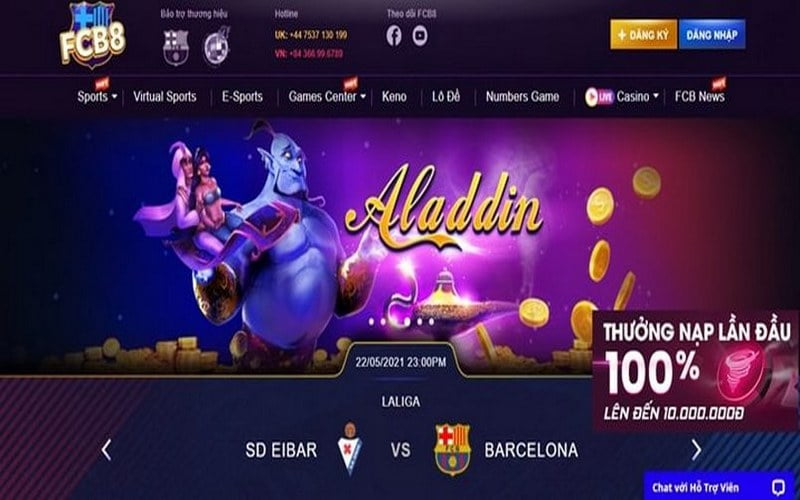 FCB8 - thương hiệu giải trí cá cược nổi nhất Việt Nam
