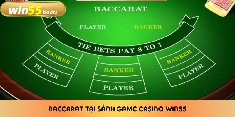 Baccarat tại sảnh game casino Win55