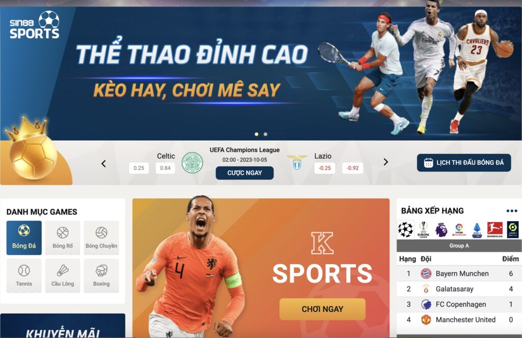 Cá cược thể thao điện tử Sin88 có gì thú vị