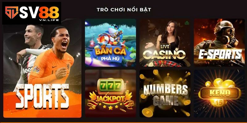 ưu điểm của nhà cái SV88
