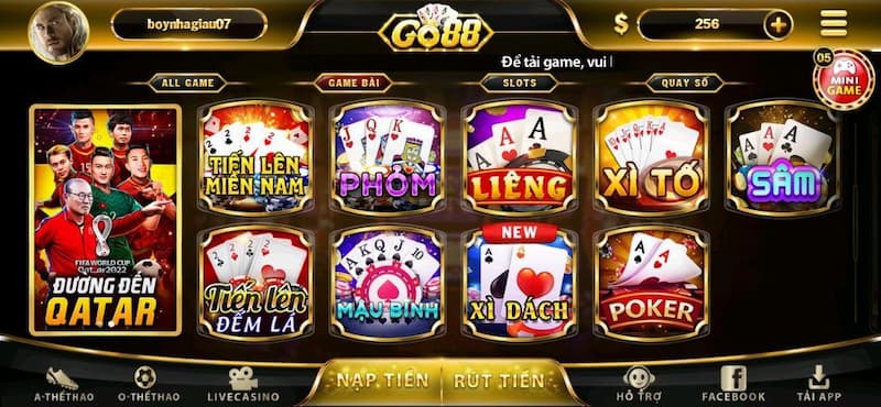 Vì sao sảnh game bài Go88 có lượng người tham gia lớn?