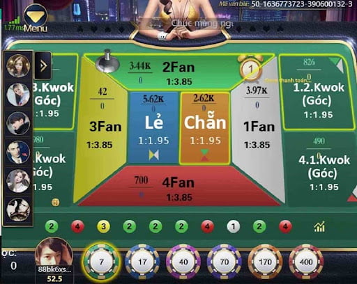 Luật chơi Fan tan V9Bet cơ bản