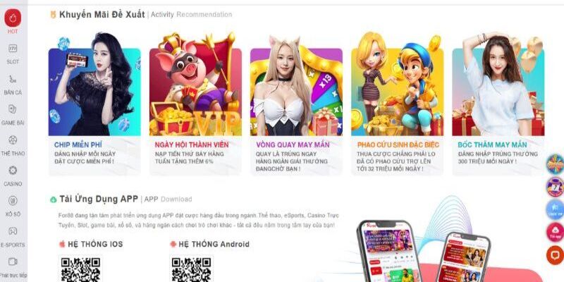 For88 cung cấp chương trình khuyến mãi khủng