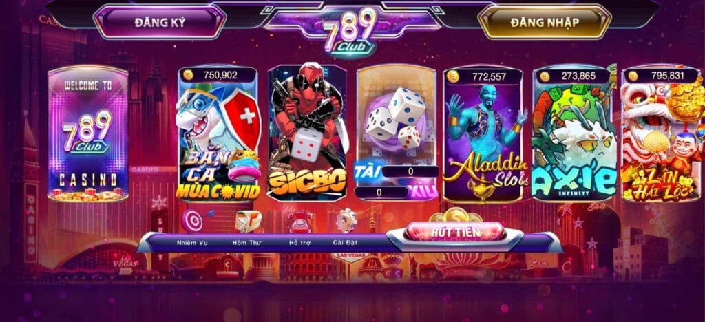 789Club hot với bộ sưu tập game phong phú và hấp dẫn