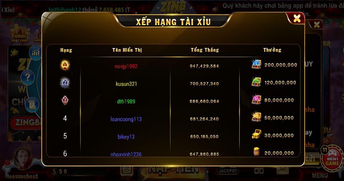 Kinh nghiệm chơi Tài Xỉu Zing88 đạt tỷ lệ thắng cao