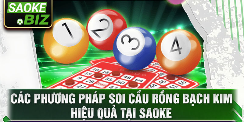 Các phương pháp soi cầu rồng bạch kim hiệu quả tại Saoke
