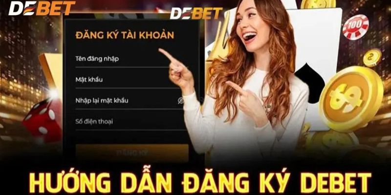 Đăng ký Debet vô cùng đơn giản và nhanh chóng qua 4 bước