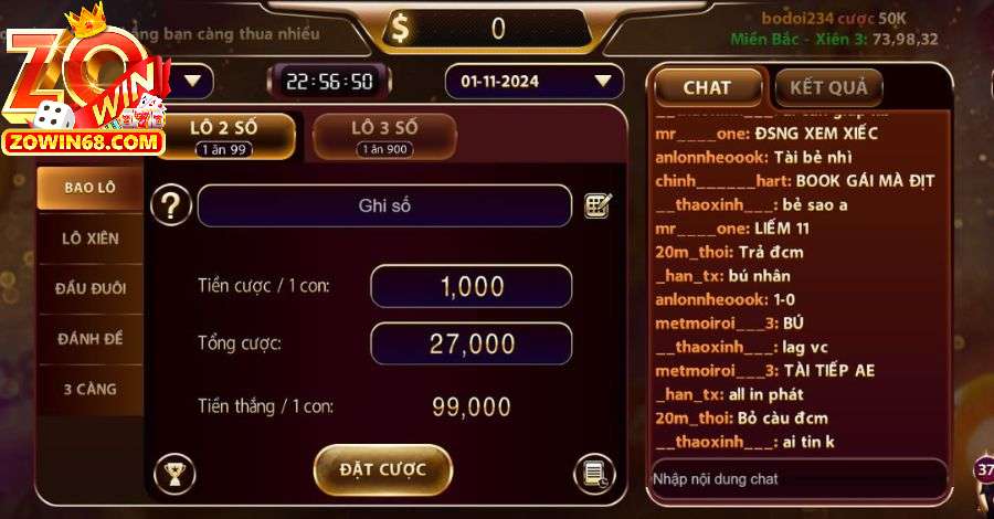 Xổ số Zowin