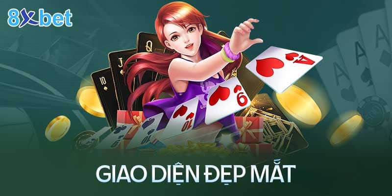 8xbet sở hữu giao diện cực kỳ đẹp mắt và thân thiện