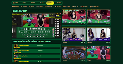 Casino Trực Tuyến FB88: Trải Nghiệm Đỉnh Cao Cho Người Chơi Cá Cược 3 Một số trò chơi hấp dẫn tại Casino trực tuyến FB88