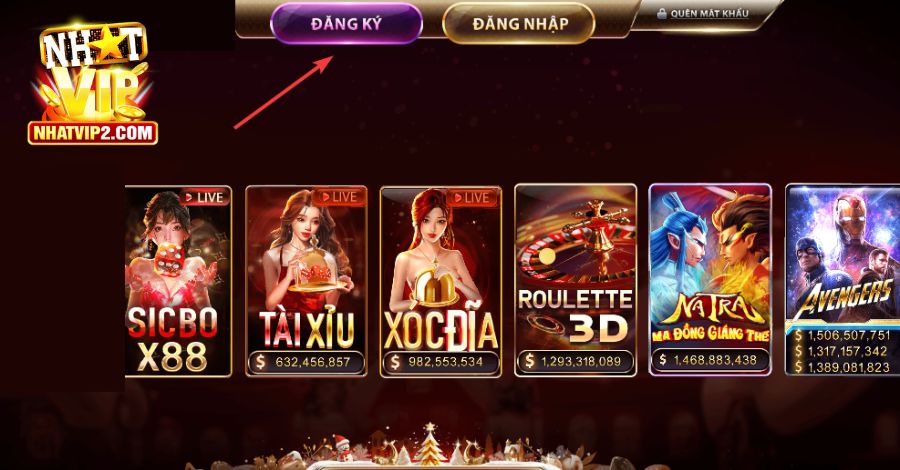 Đăng ký trở thành hội viên của Nhatvip dễ dàng