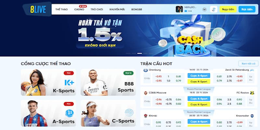 8live cập nhật nhiều phương thức rút tiền vô cùng tiện lợi