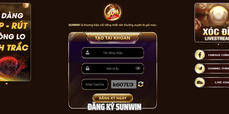 Hướng Dẫn Cách Đăng Ký Sunwin