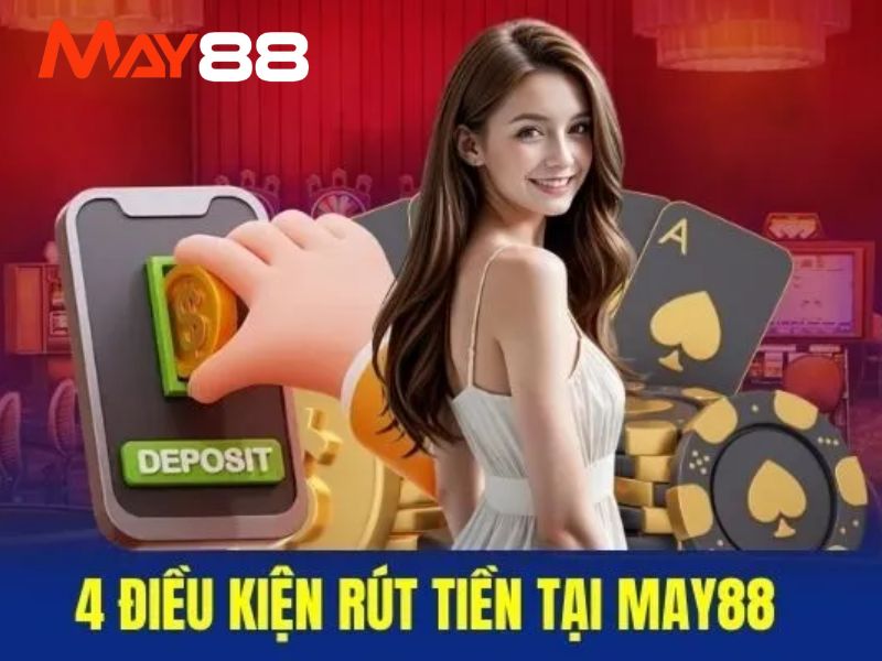 Điều kiện để rút tiền tại May88