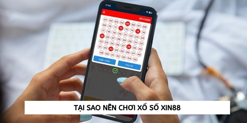 Giao diện của trò chơi xổ số đẹp mắt, ấn tượng