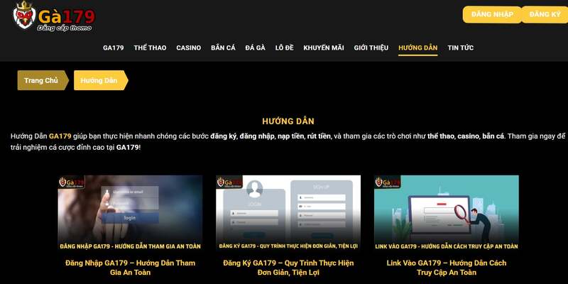 Các tựa game nổi bật tại GA179 hiện nay