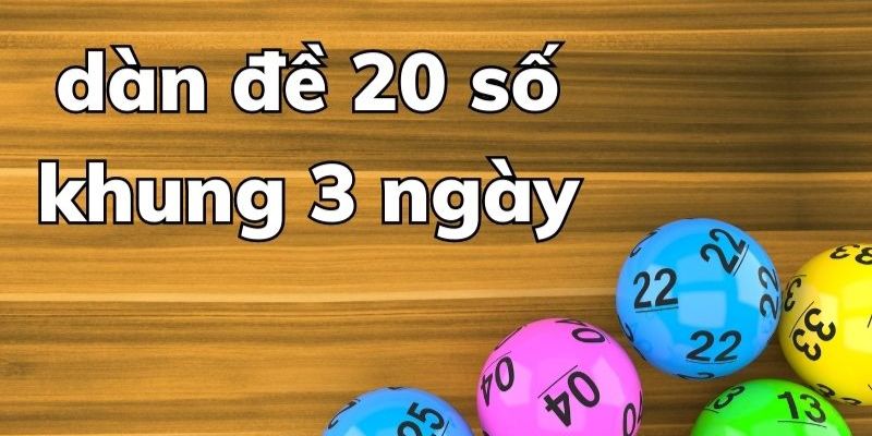 Các hình thức nuôi dàn đề 20 số phổ biến