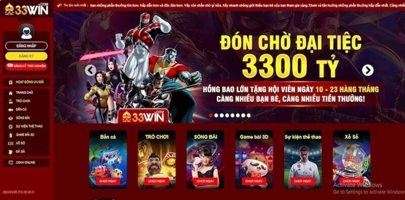 Lợi ích chương trình 33Win tặng 33K Hồ Chí Minh