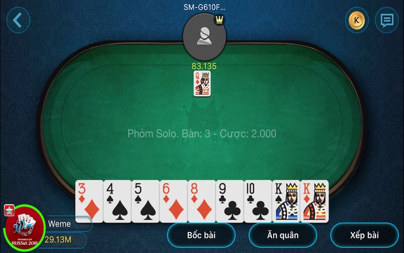 Luật chơi phỏm cơ bản