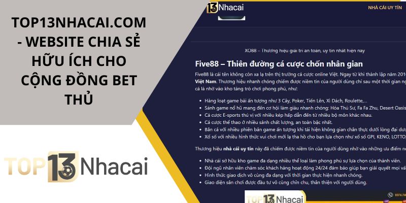 Top13nhacai.com