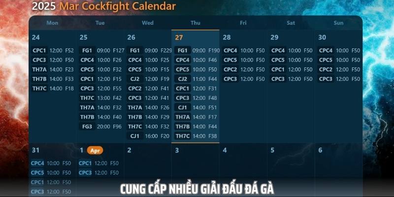 sv388 hiện đang cung cấp nhiều giải đấu đá gà đáp ứng mọi nhu cầu