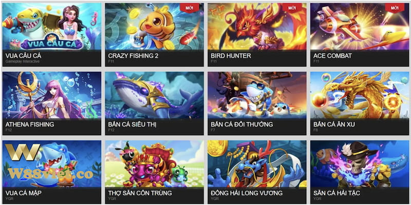 Bộ môn bắn cá cực thú vị kết hợp với giao diện mãn nhãn